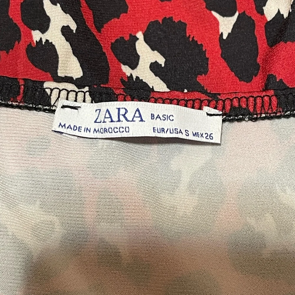 Zara leopard print camisole midi dress - Picture 9 of 10